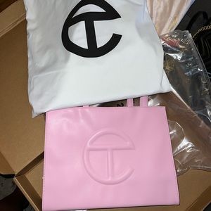 Bubblegum pink MEDIUM Telfar shopper bag